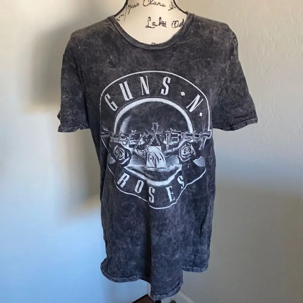 Bravado Guns N Roses Distressed Factory Faded Graphic Shirt